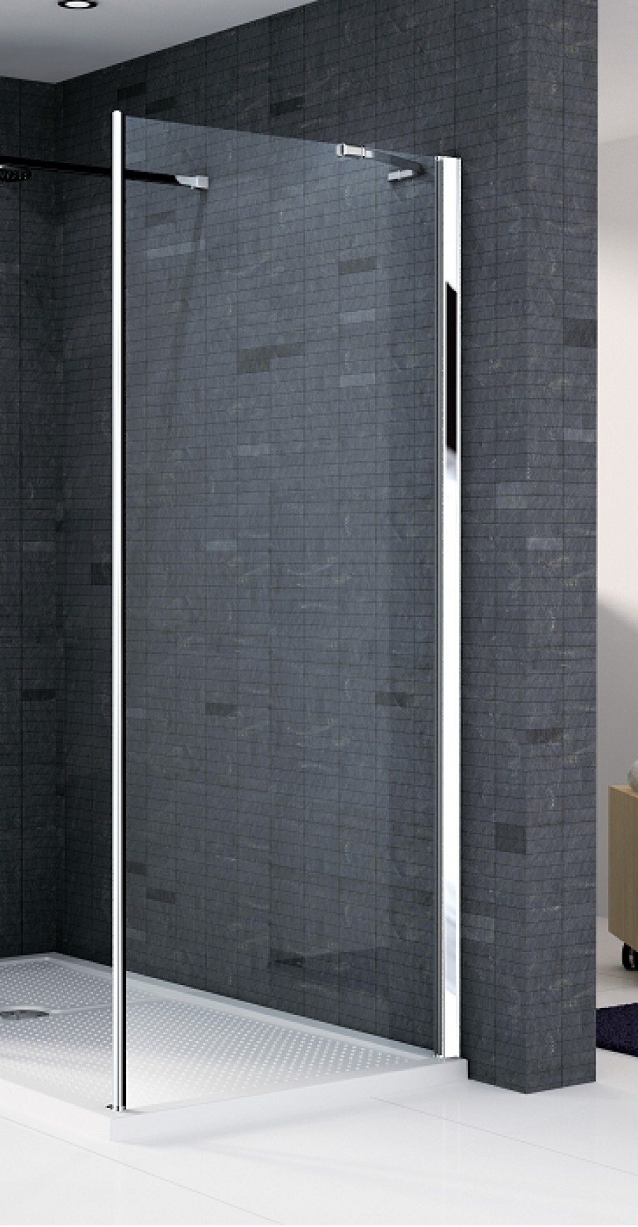 Paroi de douche fixe GO F 36x195