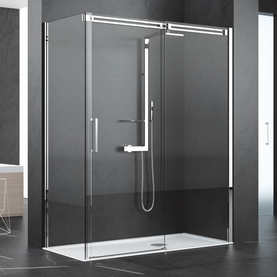 Porte d'angle DIAMANTI 2P+F 120x100 droite