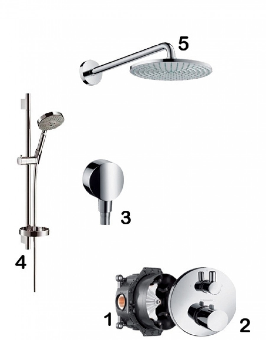 Coude de raccordement Fixfit S 27453 Hansgrohe