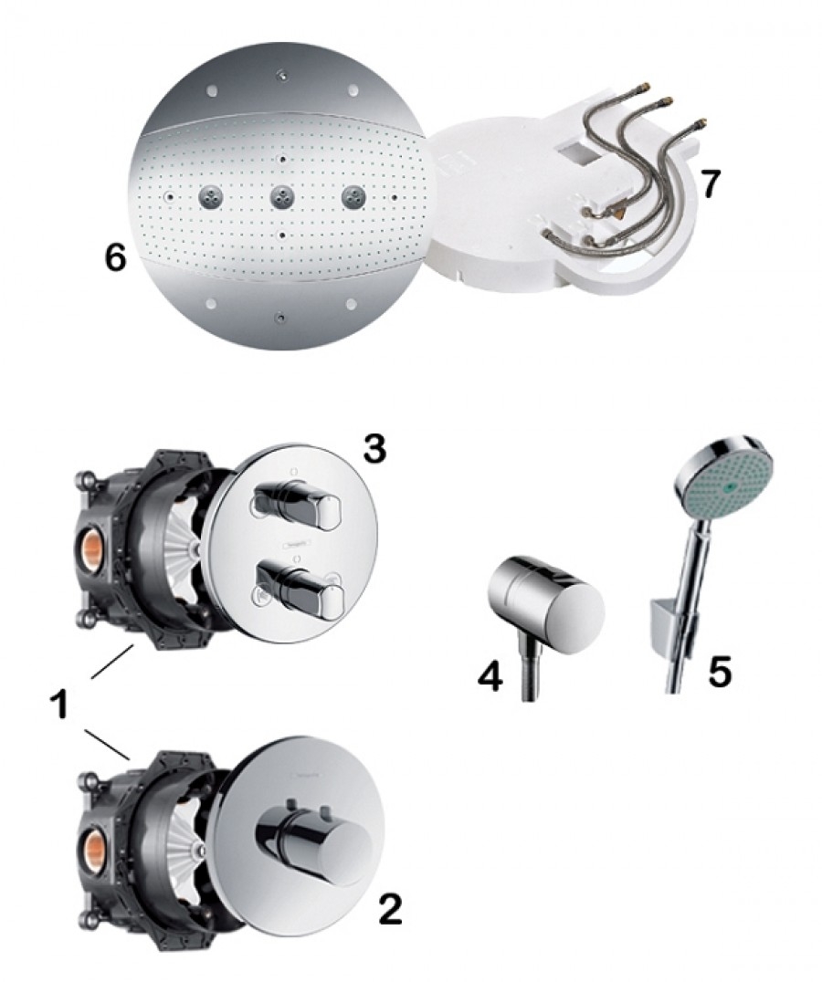 Coude de raccordement Fixfit S 27453 Hansgrohe