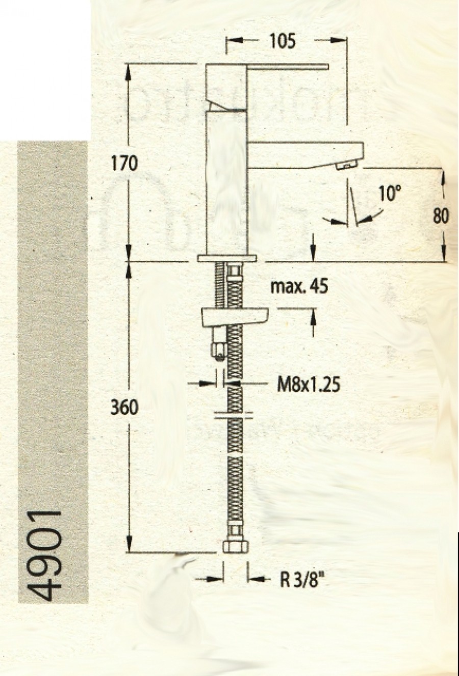 Mitigeur lavabo Kuatro Plus 4901