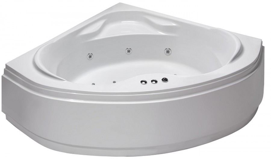 Baignoire balneo MADRAS 140x140 eau/air+air+chromoth�rapie