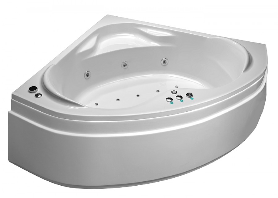 Baignoire balneo MADRAS 140x140 eau/air+air+chromoth�rapie