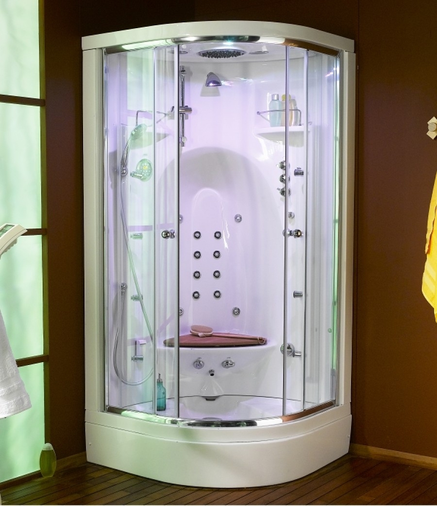 Cabine de douche JEDO BORNEO STANDING 3Kw 100x100