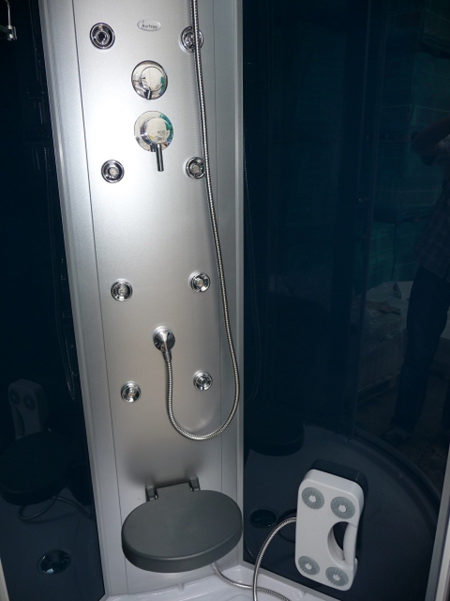 Cabine de douche Shadow Hammam 95cm Aurlane