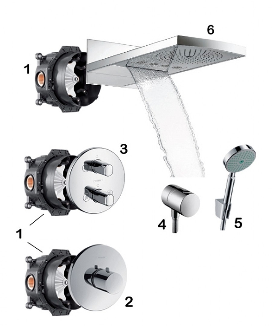Coude de raccordement Fixfit S 27453 Hansgrohe
