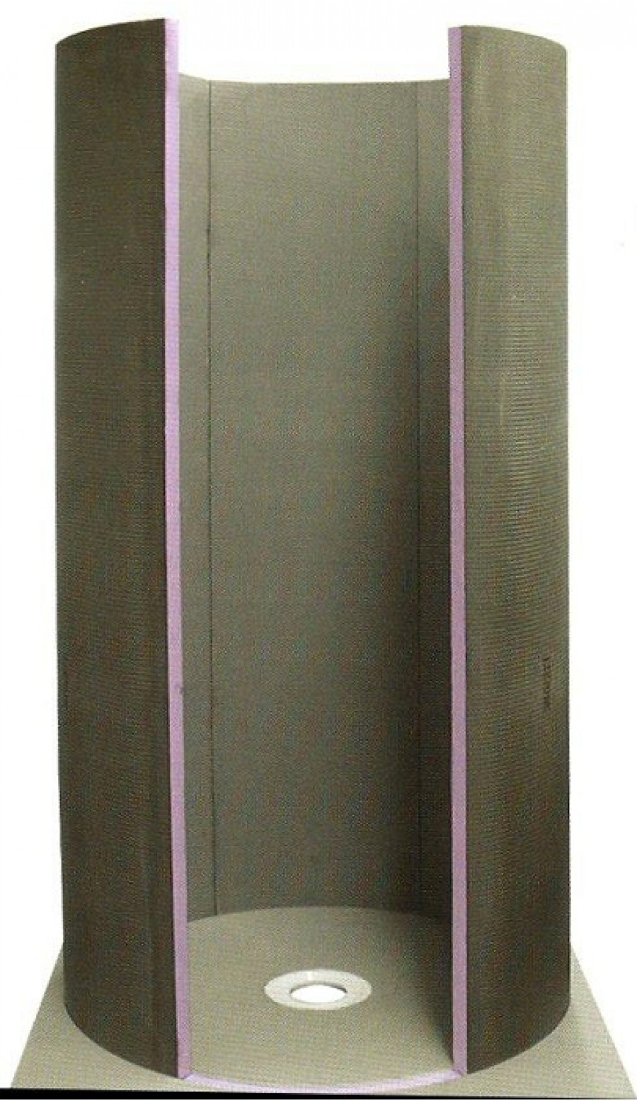 Receveur � carreler 180x90 bonde excentr�e horizontale