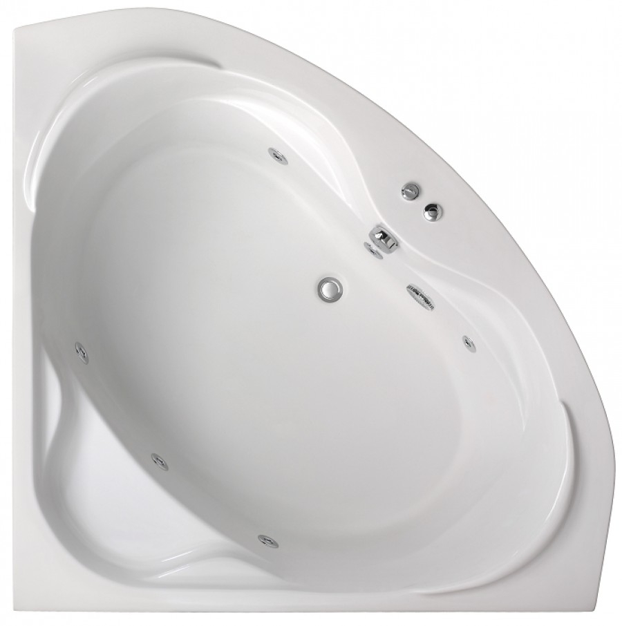 Baignoire baln�o MADRAS 140x140 eau/air+air+chromoth�rapie+desinfection