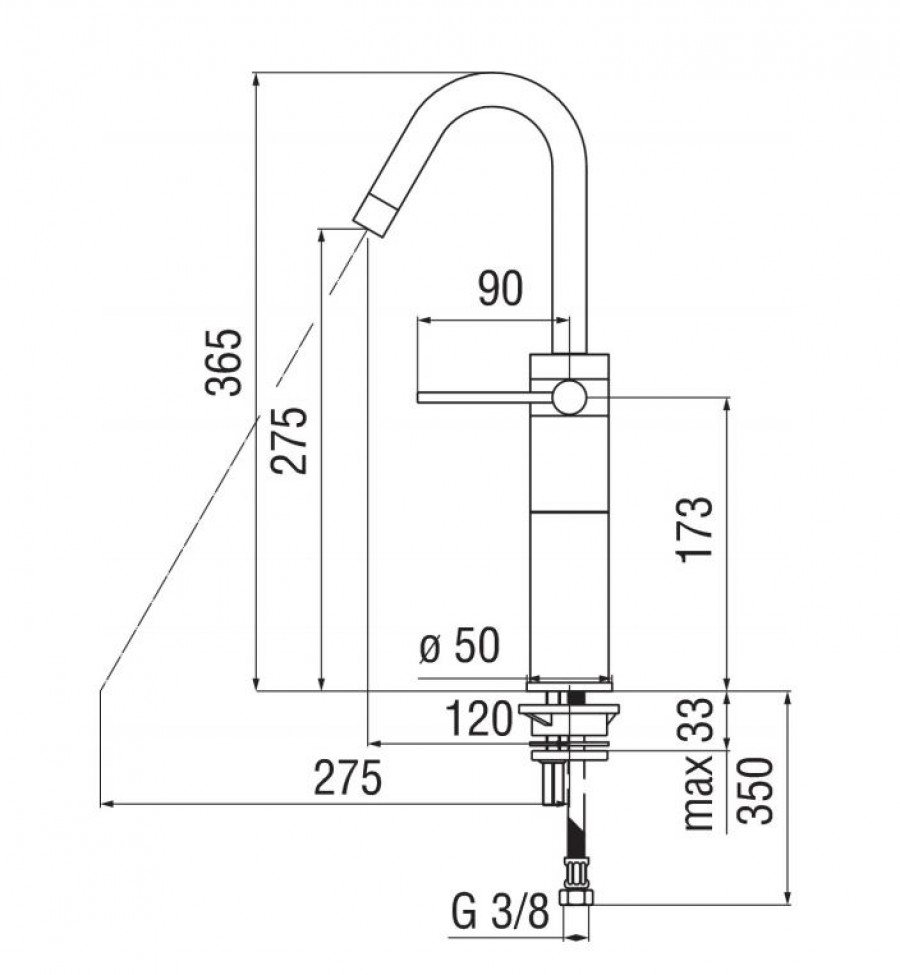 Mitigeur lavabo r�hauss�  chom� PLUS
