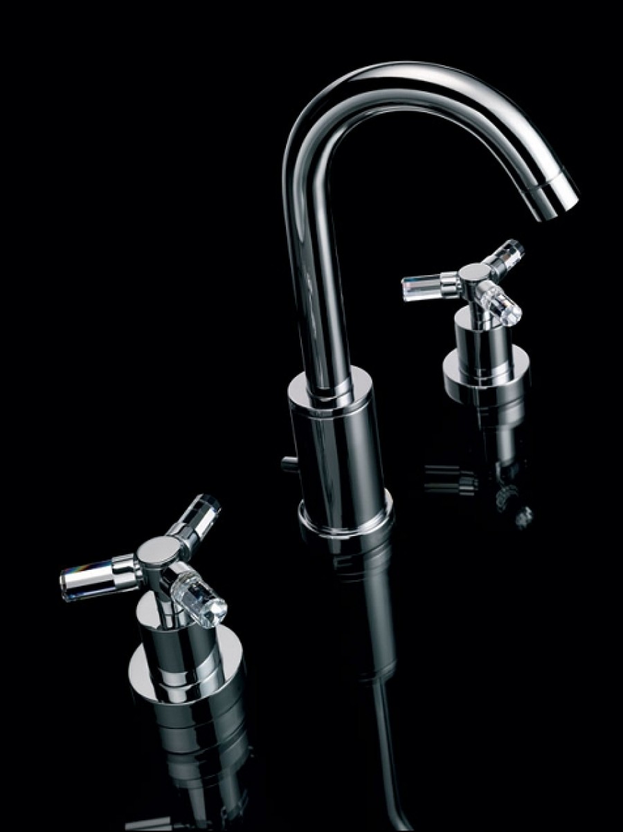 M�langeur lavabo 3 trous Swarovski - 6342 SW VA