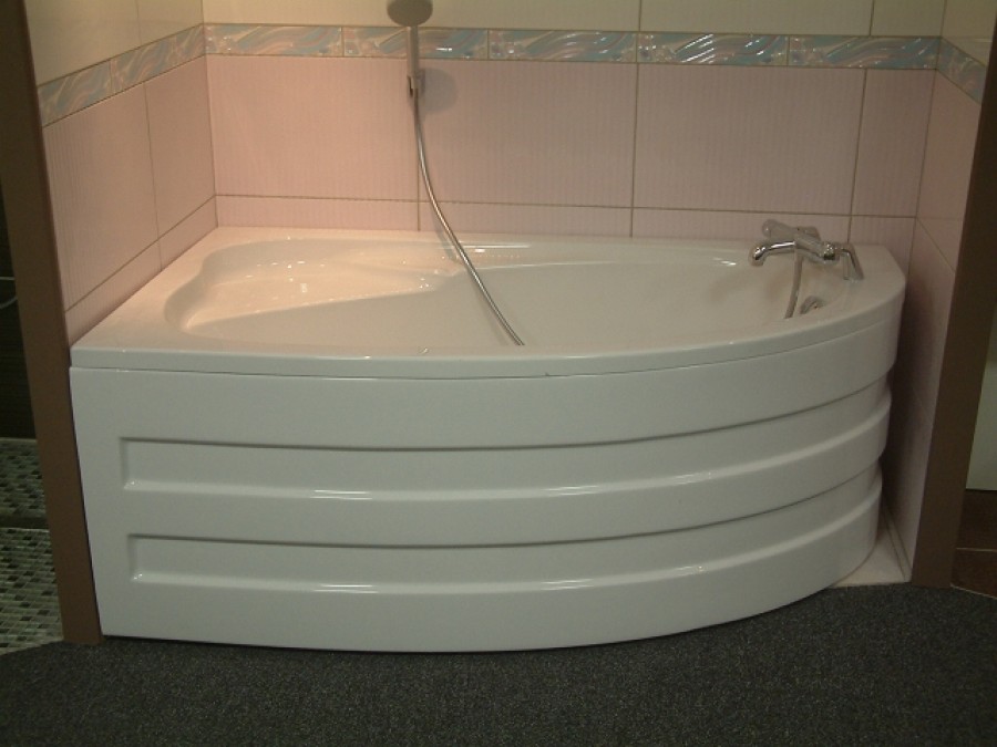 Baignoire asym�trique Elba 160x90 Version Gauche