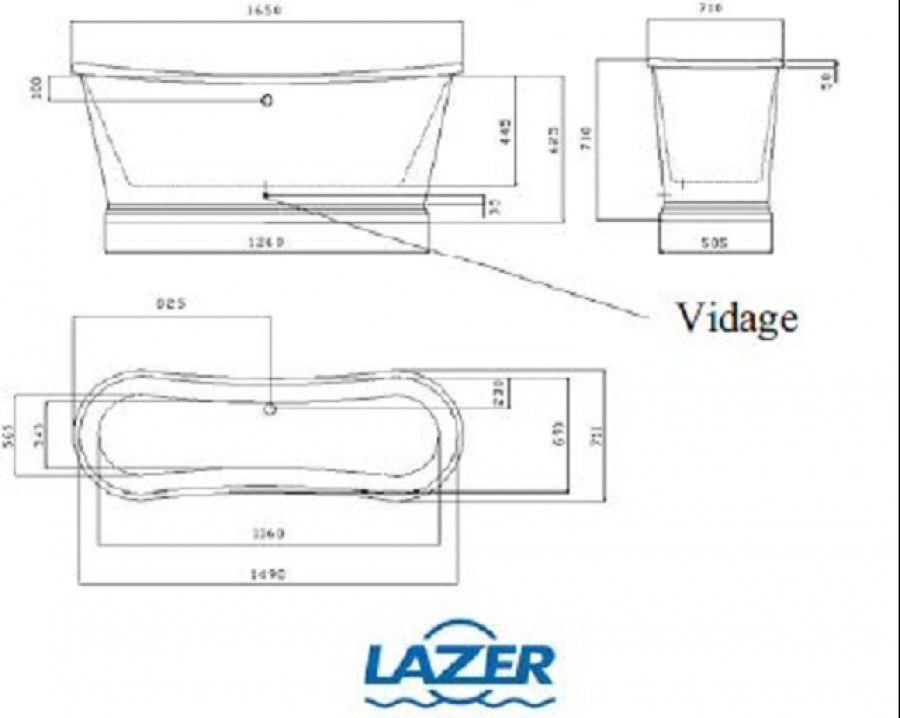 Baignoire R�tro BOAT 1700 LAZER