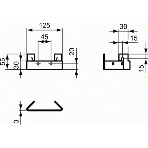 Fixation D Angle Pour Urinoir Applique E