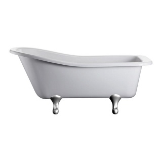 Baignoire Buckingham BURLINGTON 150 cm - Pied griffé Chromé