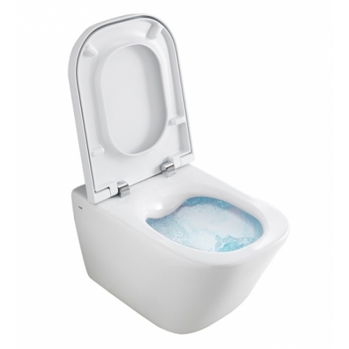 Cuvette WC suspendue GAP avec sortie horizontale 35 x 54 x 40 cm blanc +  Abattant WC Easy-close Duroplast
