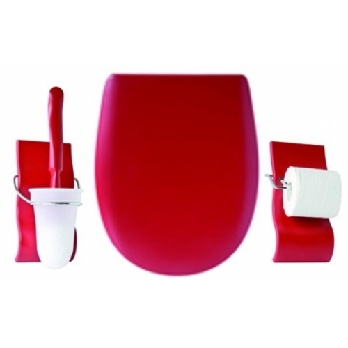 Abattant de WC Ariane coloris Rouge Chili - OLFA
