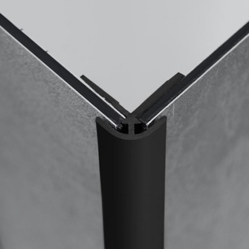 Profilé angle de finition en aluminium pour crédence de cuisine